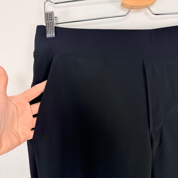 Athleta Brooklyn Ankle Pants Black Womens 6 Athletic Pull On Pockets Lightweight - Picture 5 of 16
